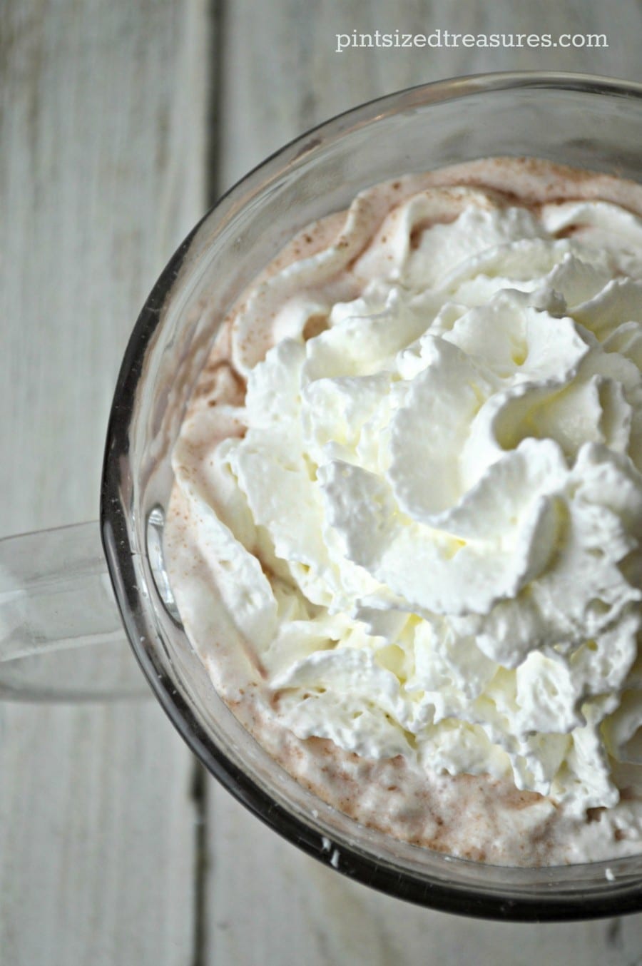 hot chocolate with white chocolate