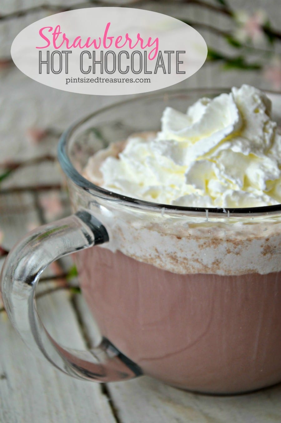 hot chocolate with strawberry recipe