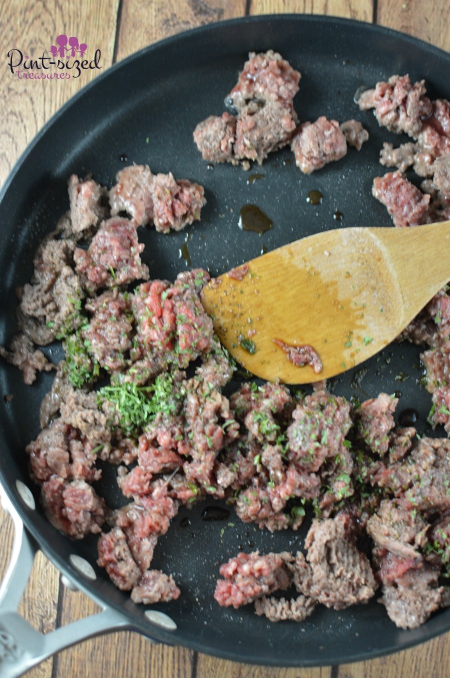 ground beef cooking for stuffed green peppers recipe