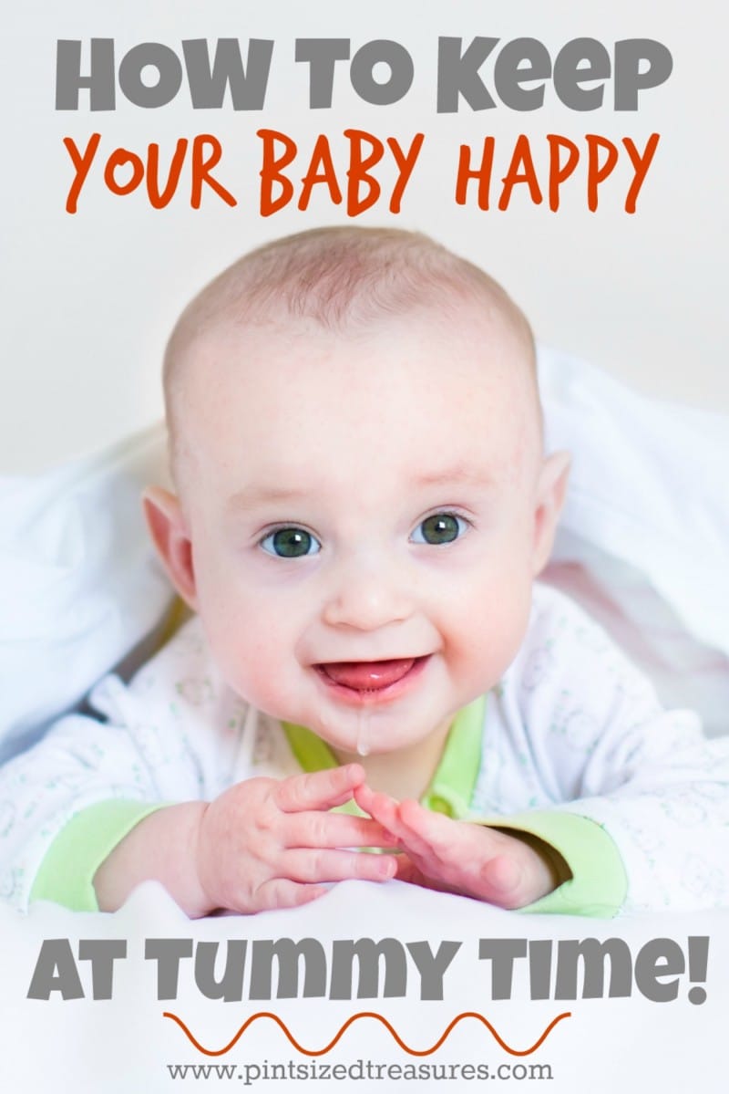 how to keep baby happy at tummy time