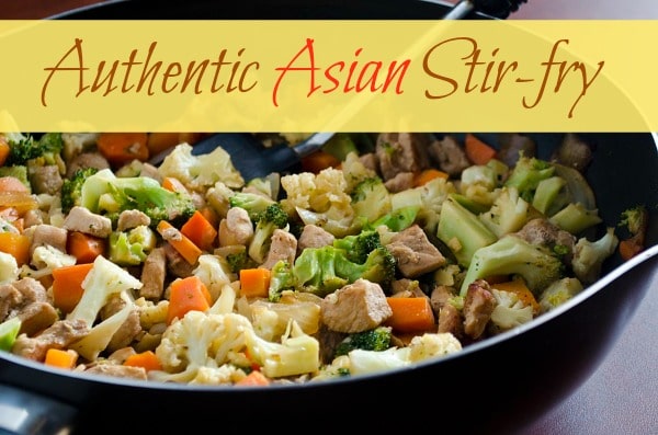 Authentic Asian stir-fry