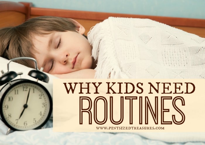 why kids need routines