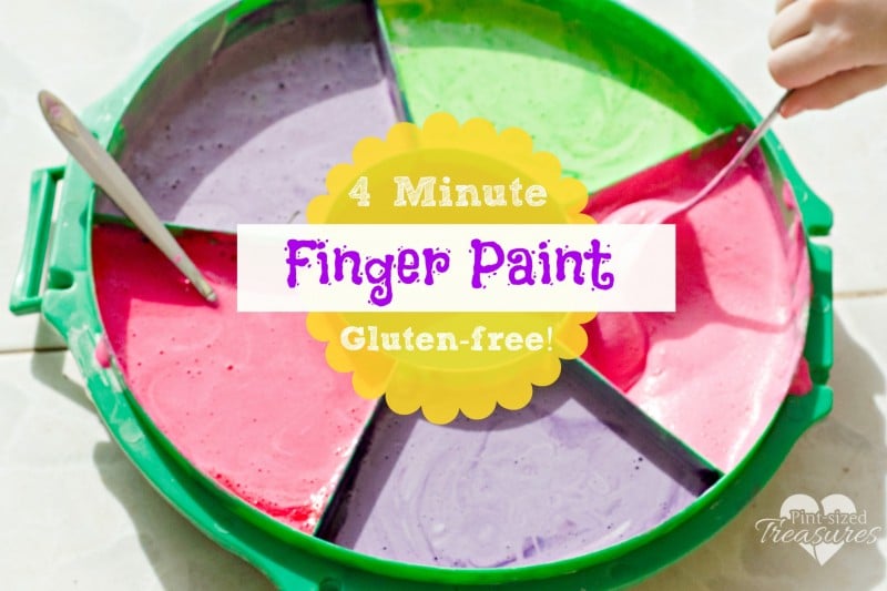 quick and easy finger paint recipe