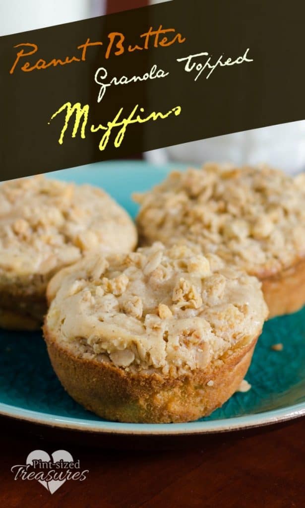 peanut butter granola muffins recipe