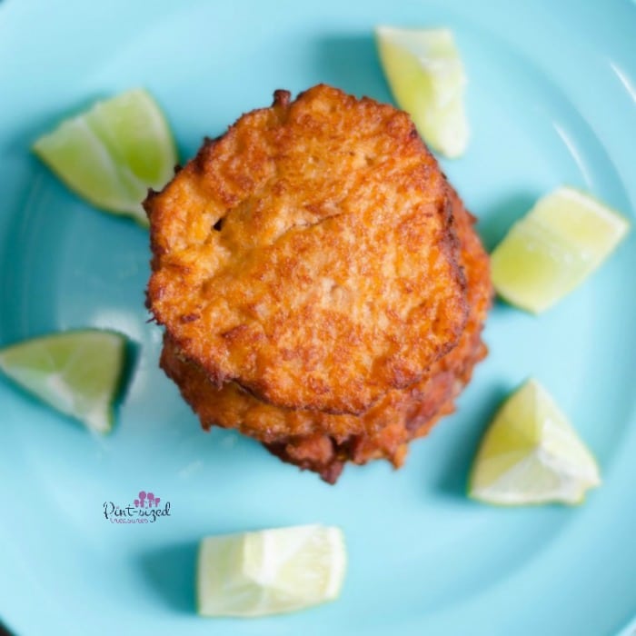 Gazing at super simple tuna croquettes that have a splash of lime to create the perfect tuna recipe!
