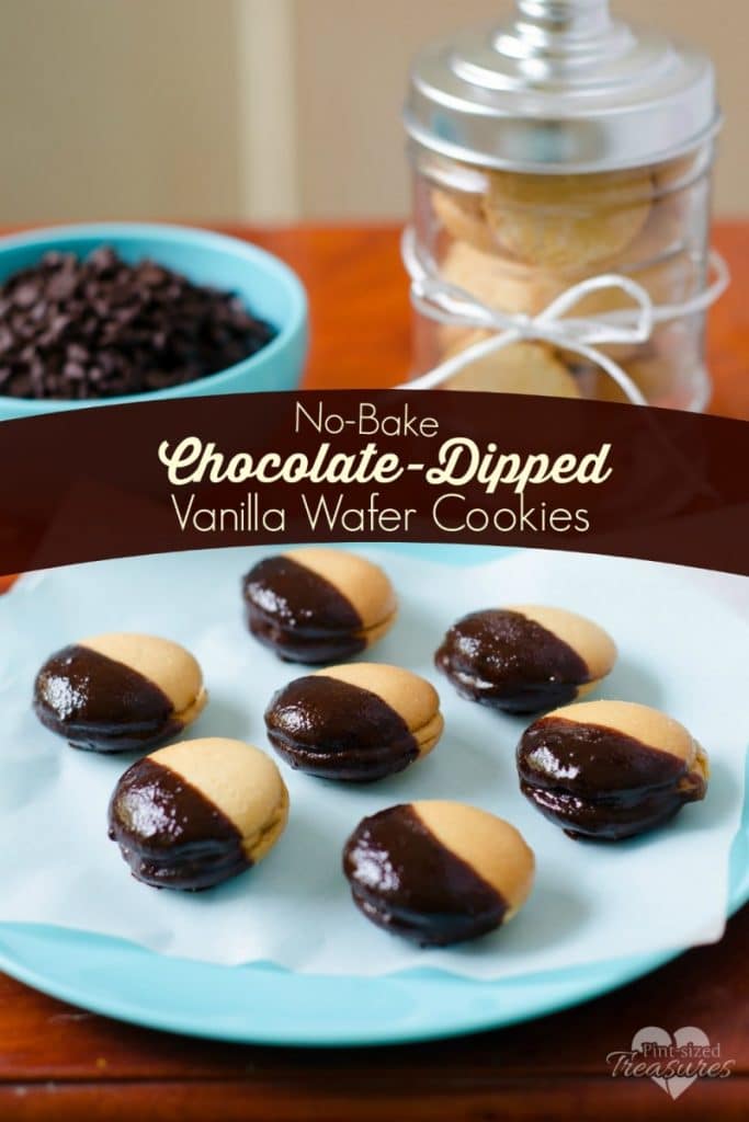 chocolate-dipped cookies