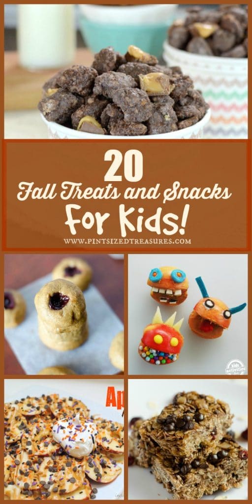 fall snacks and treats for kids