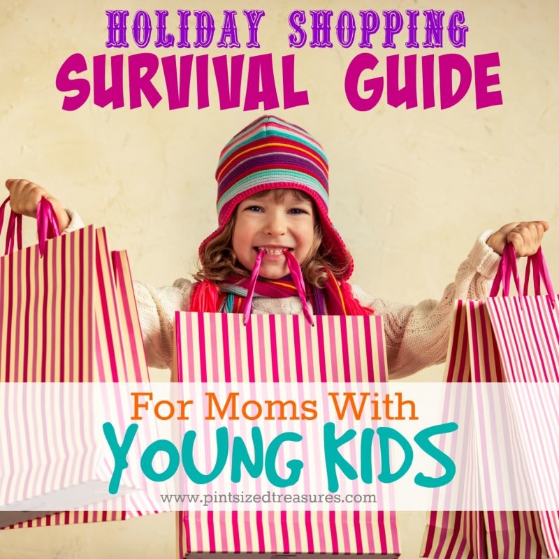 survival tips for holiday shopping with kids