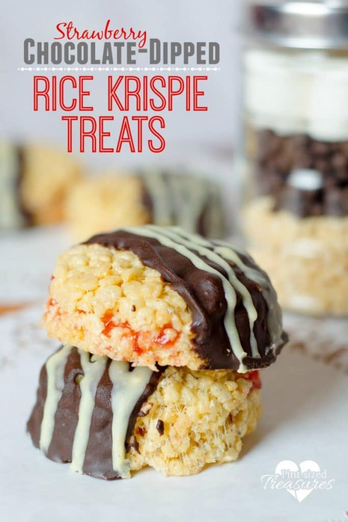 chocolate-dipped rice krispie treats recipe