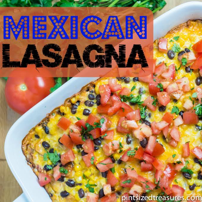 easy mexican lasagna