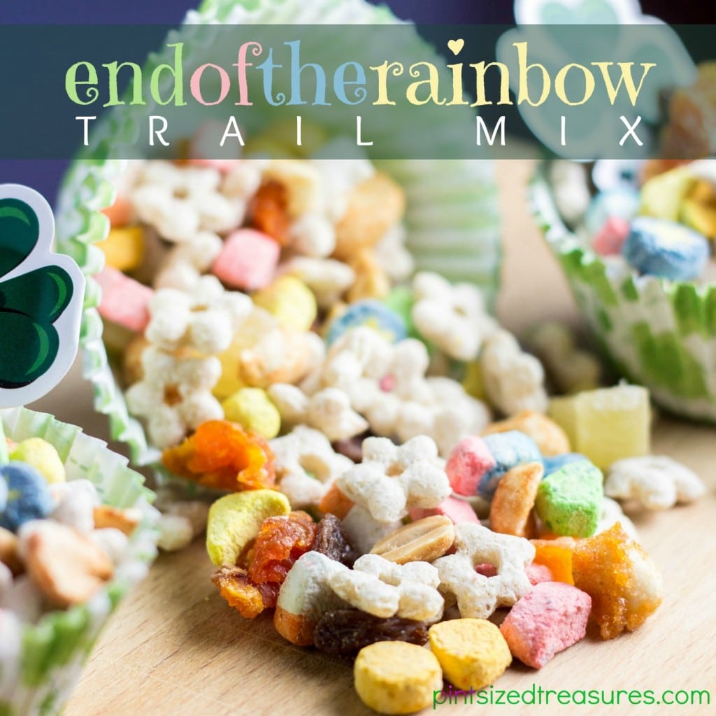 FUn and Easy Rainbow Trail Mix