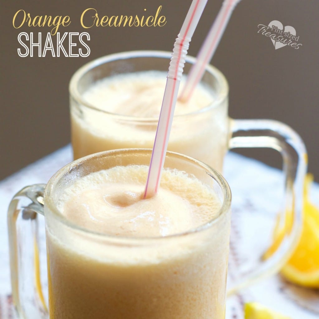 easy orange creamsicle shakes