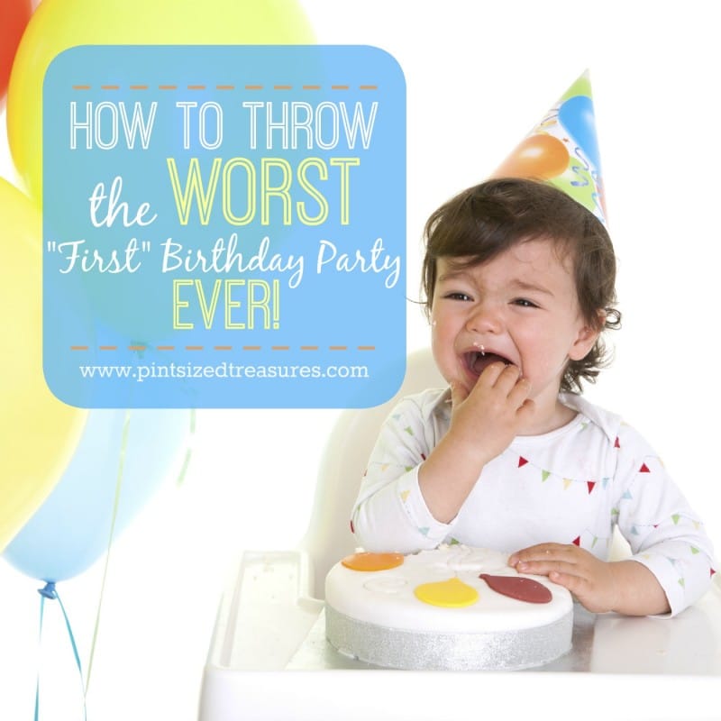 worst birthday party ever for a toddler