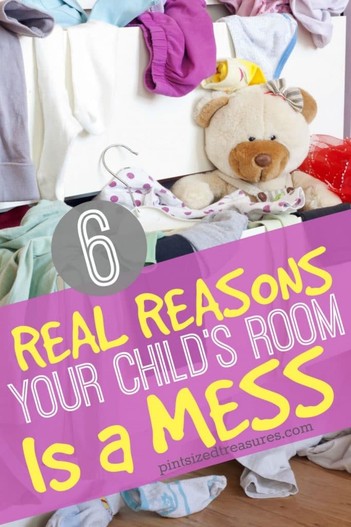 a messy child's room
