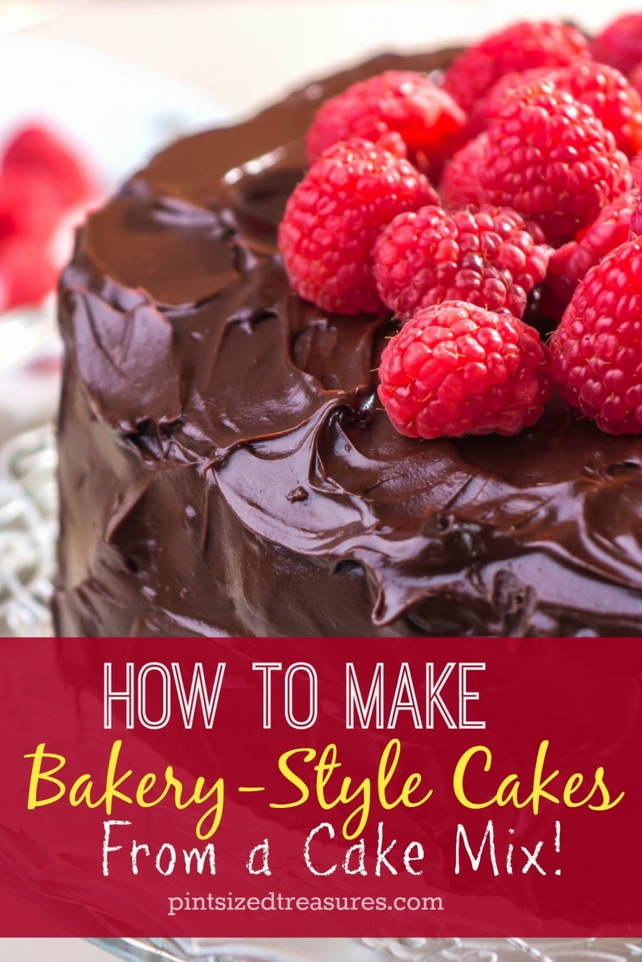 how to make bakery style cakes for a cake mix