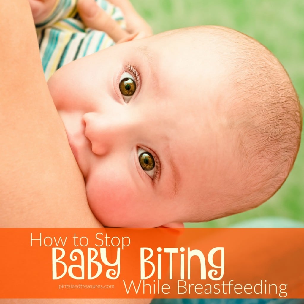 biting during breastfeeding