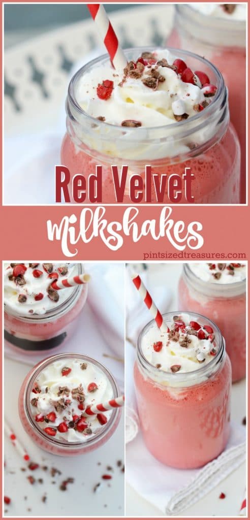 red velvet cake batter milkshake recipe