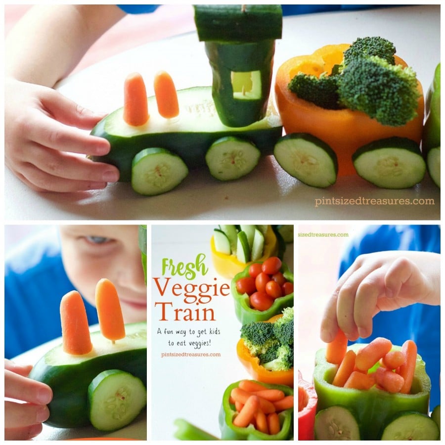 creative veggies tray