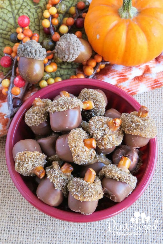 edible mini acorns recipe