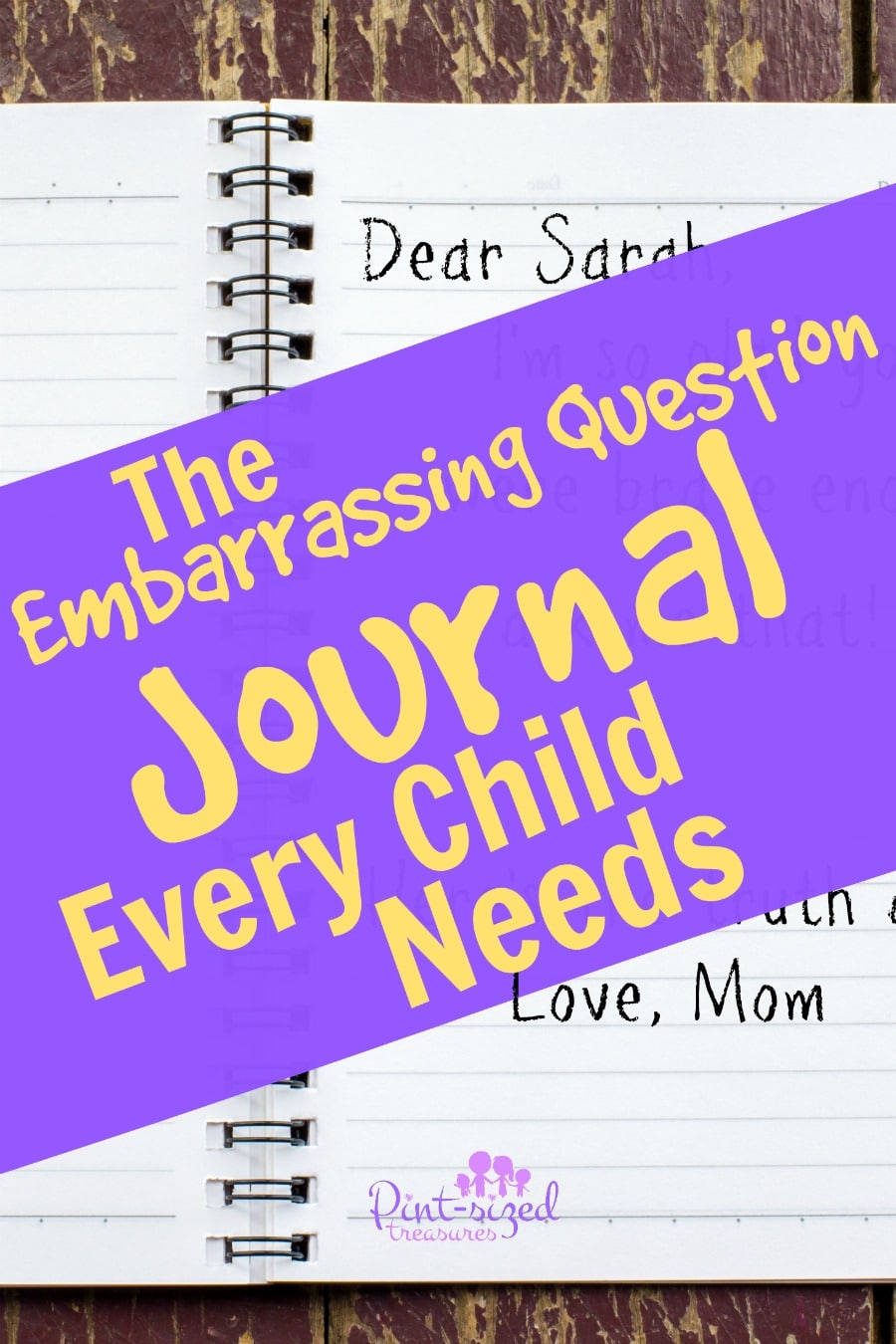 embarrassing question journal for kids