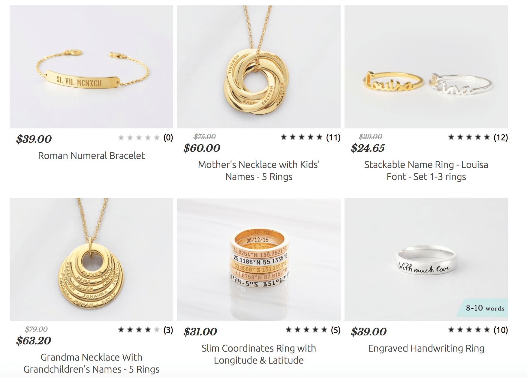 jewelry for families