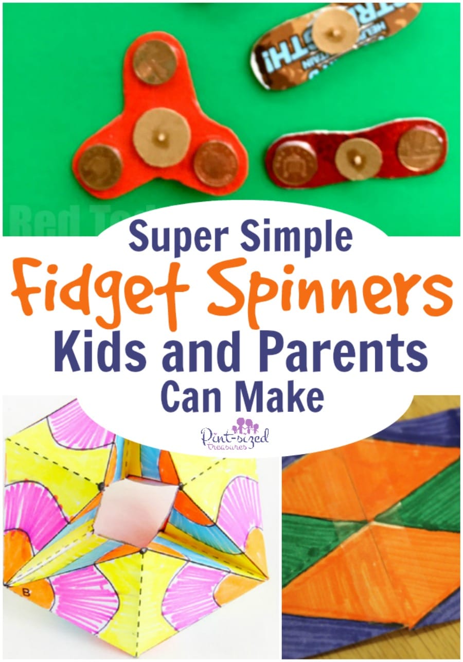 fidget spinners kids and parents can make