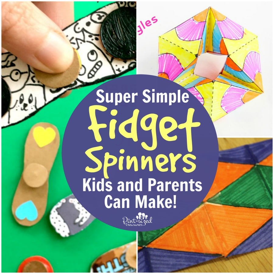 fidget spinners kids and parents can make