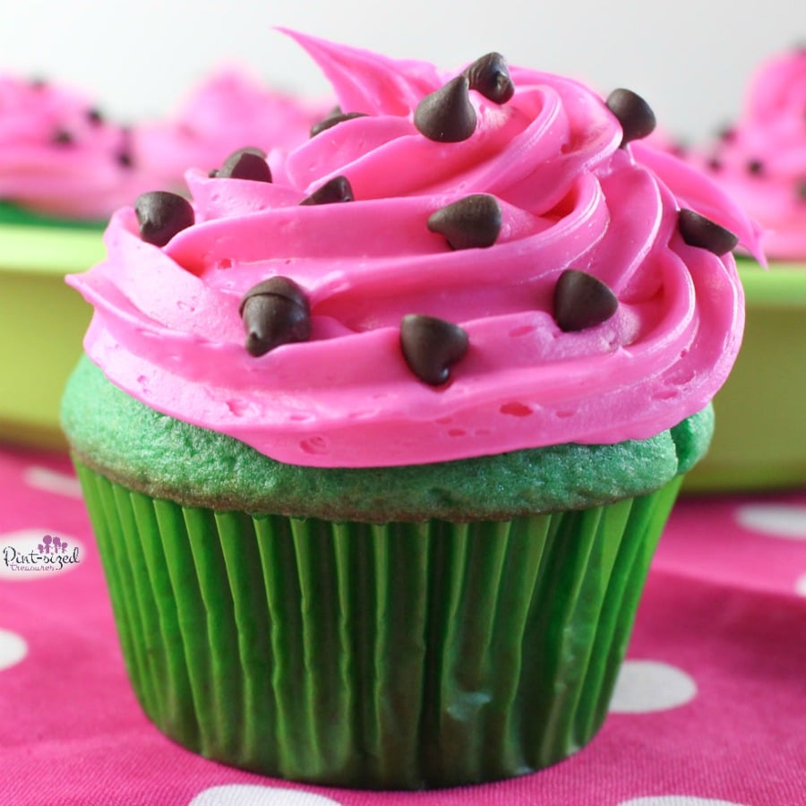 easy watermelon cupcakes recipe