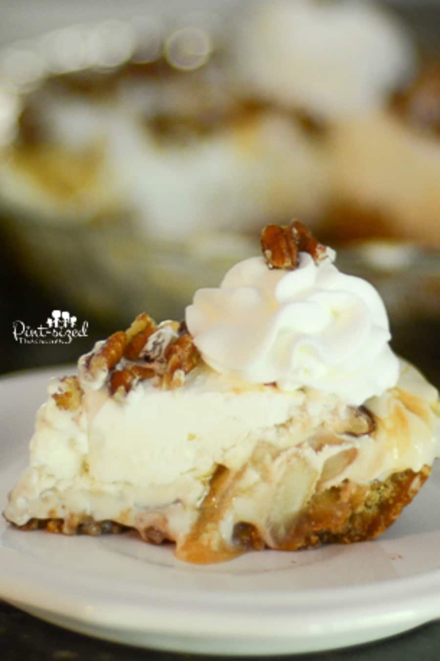 Caramel Apple Pie Cheesecake