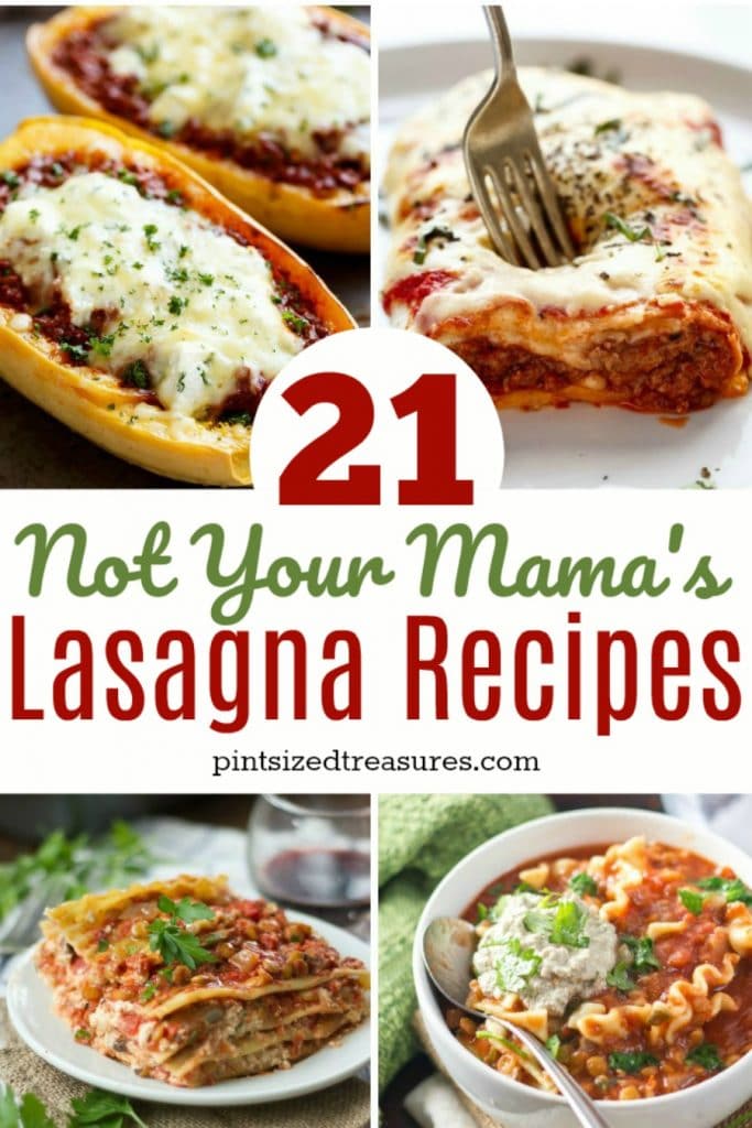 not your mama's lasagna recipes