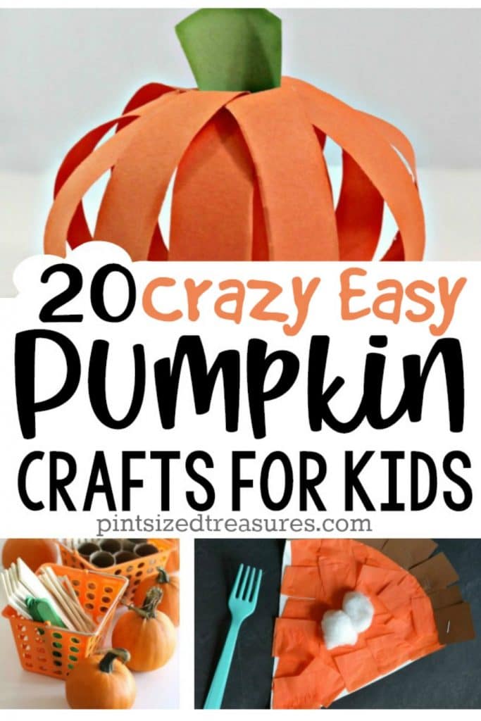 easy pumpkin crafts for kids