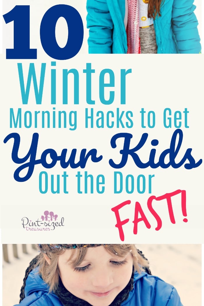 AWESOME winter morning hacks that will help parents get their kids out the door FAST! Genius parenting tips!