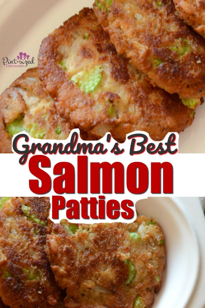 Grandma's best salmon patties are one of my favorite family recipes that my grandmother made regularly.