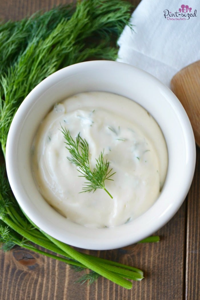 Aioli dipping sauce for sweet potato fries and falafel burgers