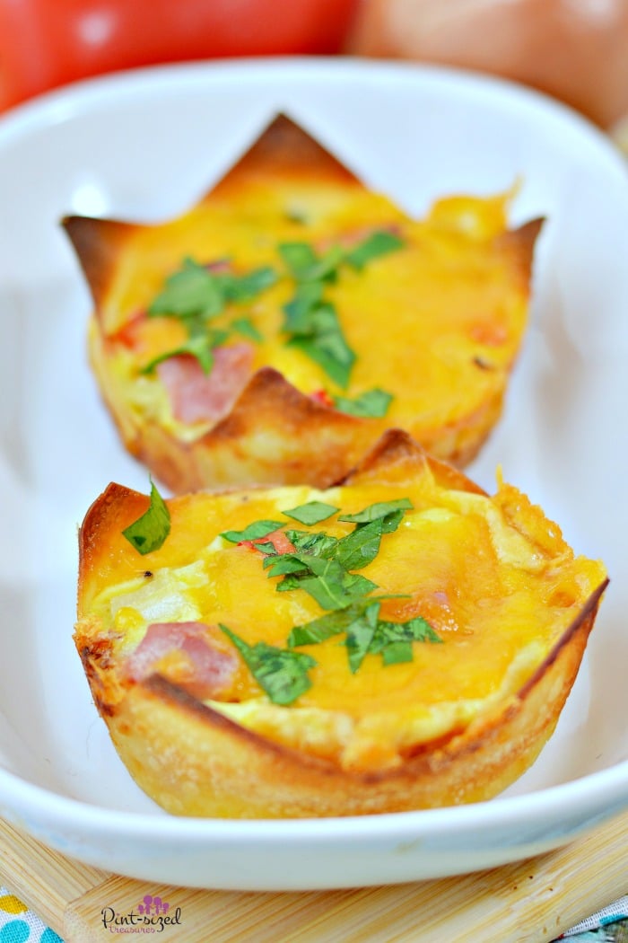 Incredibly easy egg cups that are filled with ham, cheese, Southwestern ingredients, spices and baked in a muffin tin!