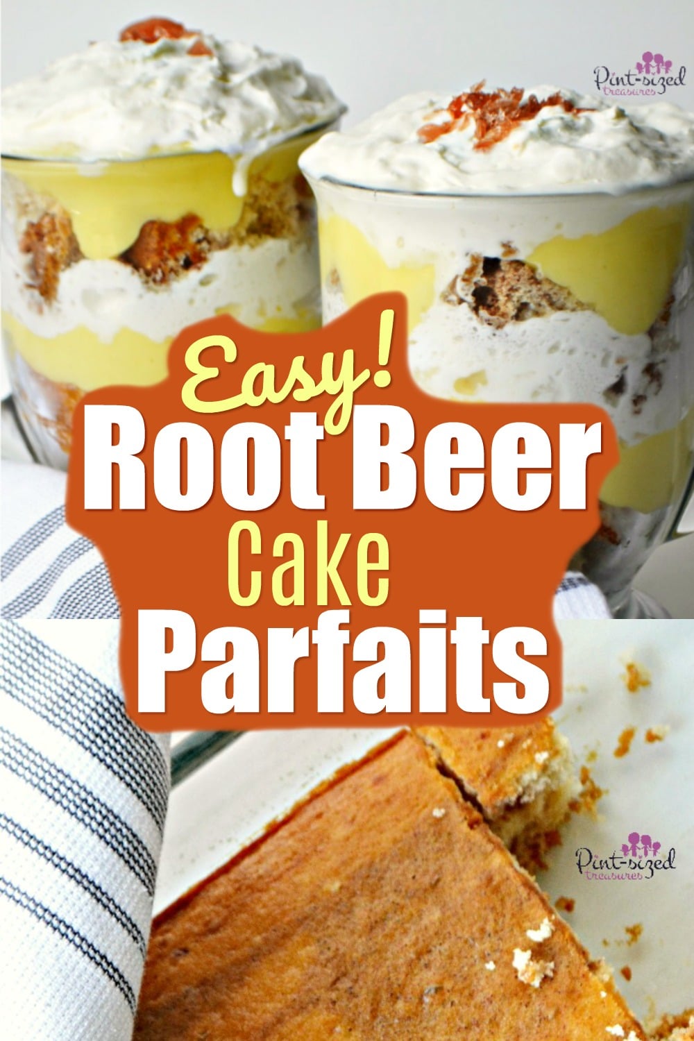 Easy Root Beer Cake Parfait Desserts
