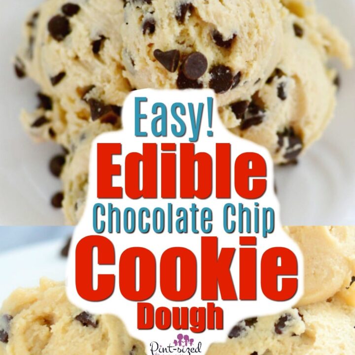 Edible chocolate chip cookie dough