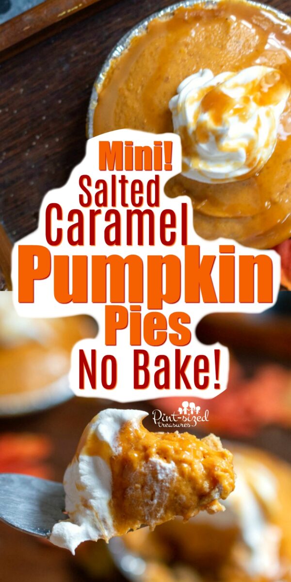 Salted Caramel Pumpkin Pie · Pint-sized Treasures
