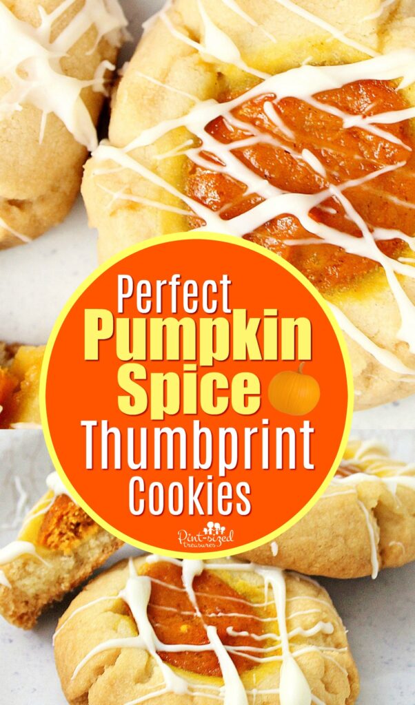 easy pumpkin thumbprint cheesecake cookies