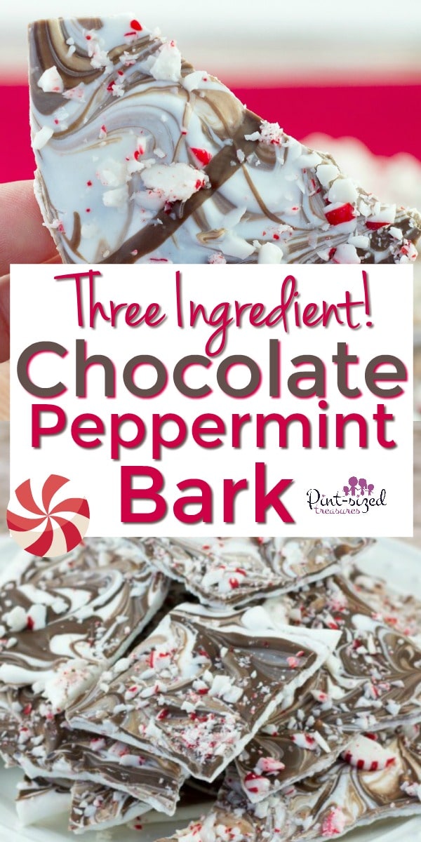 easy chocolate peppermint bark