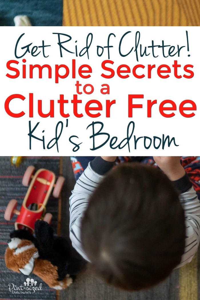 Tips for a clutter-free child's bedroom