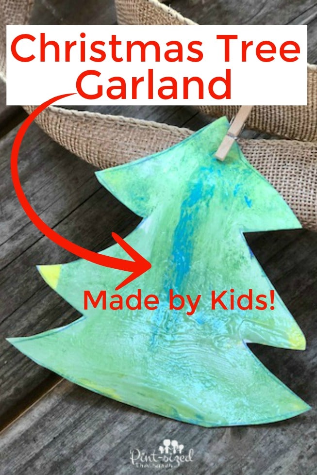DIY Christmas tree garland