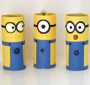 minions made toilet paper rolls