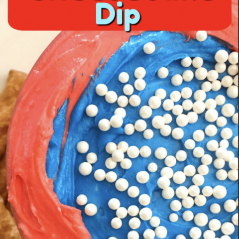 easy patriotic cheesecake dip