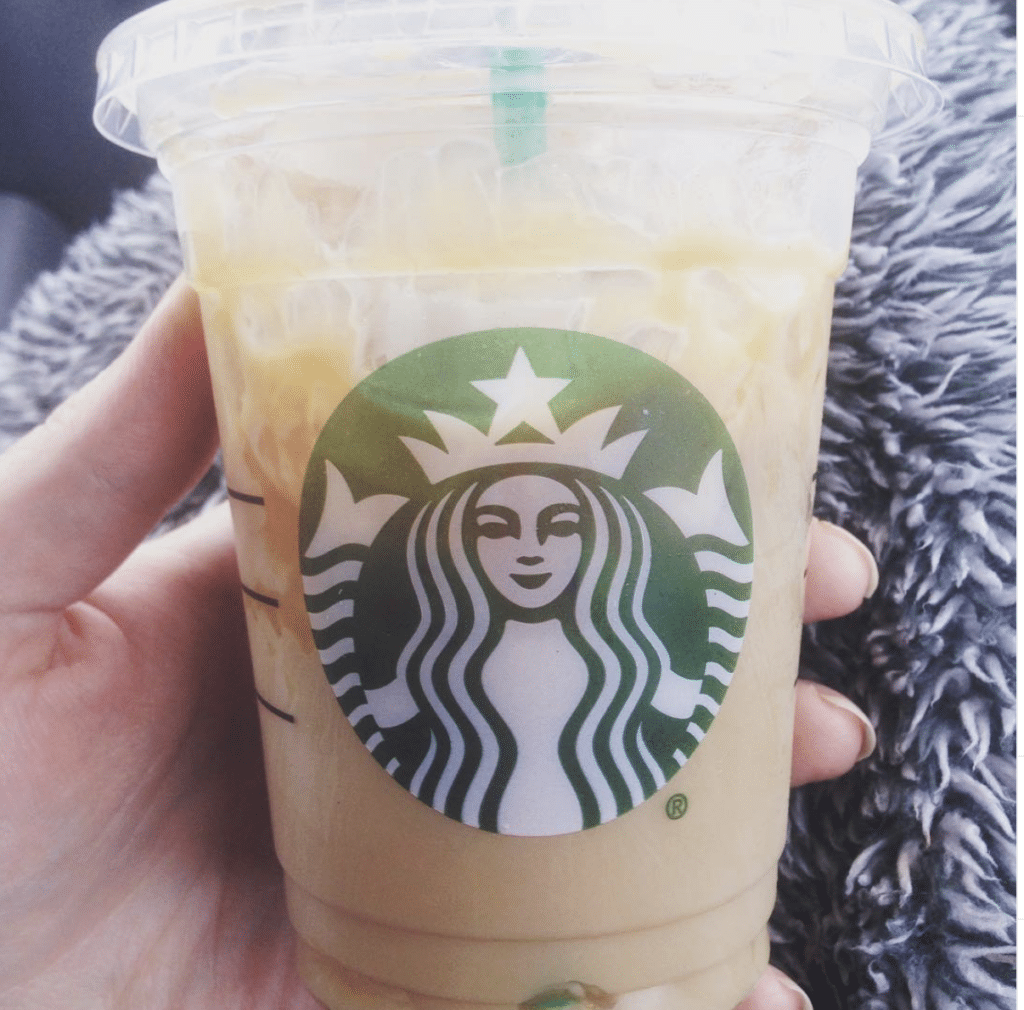 iced coffee from Starbucks
