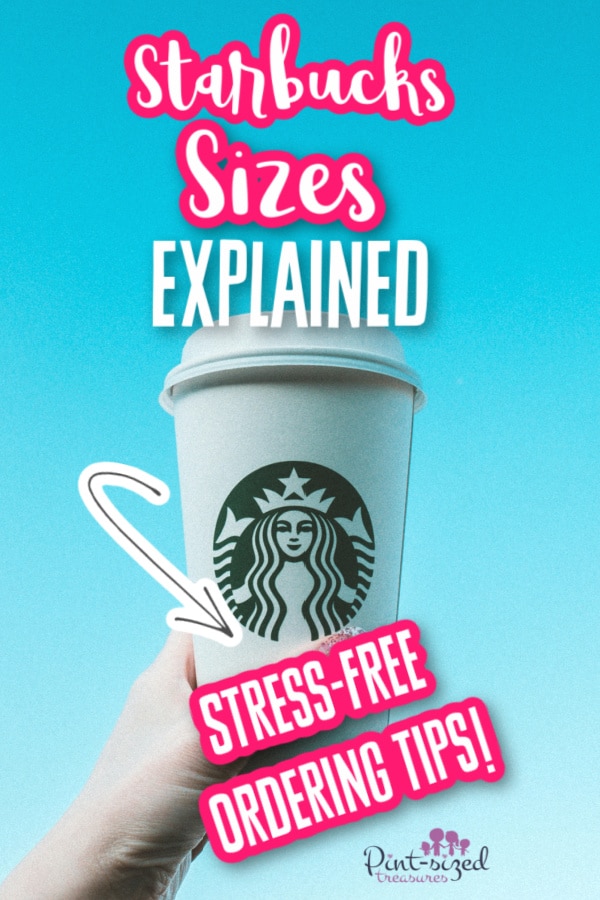 Starbucks drink sizes information