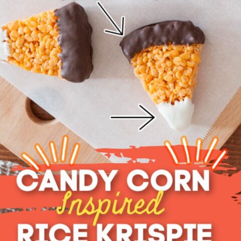 candy corn Rice Krispie treats recipe