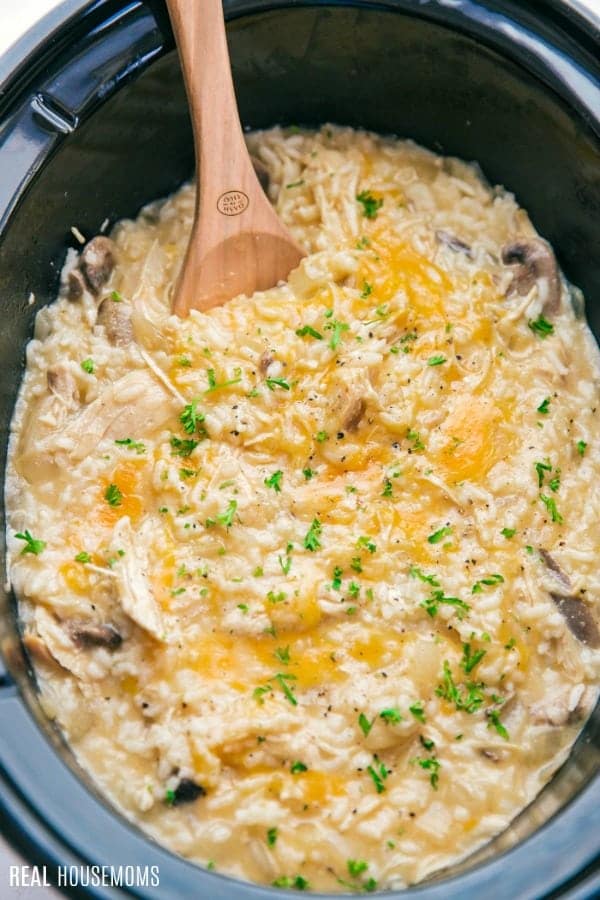 chicken and rice in the crock pot