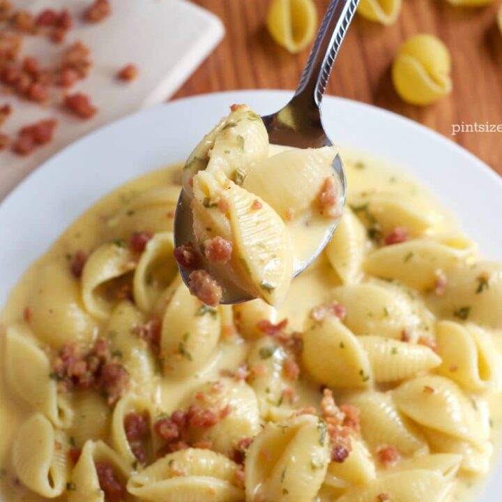 Stove-top Bacon Shells and Cheese