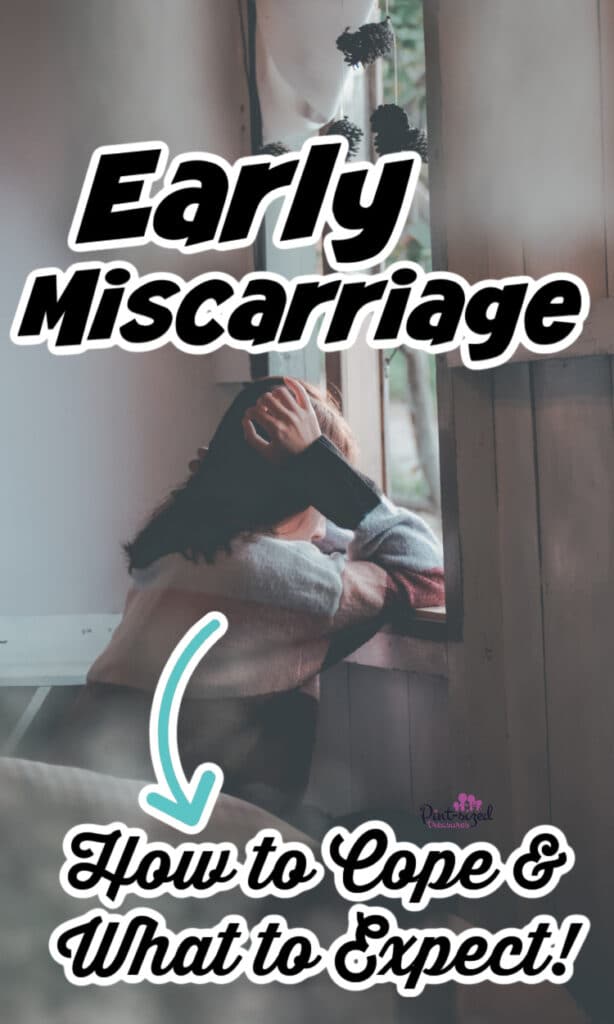 mother crying about early miscarriage